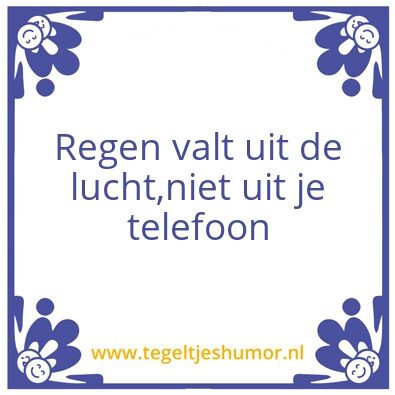 Tegeltje: PETE THE FLOWERMAN