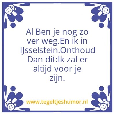 Tegeltje: Vriendschap