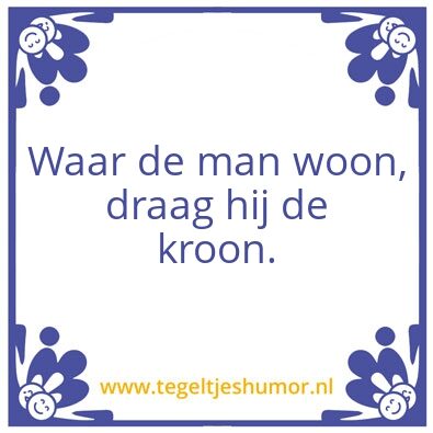 Tegeltje: Toen was geluk heel gewoon