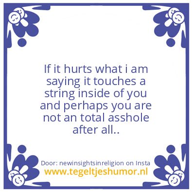 Tegeltje: If Negative Is Your Narrative
