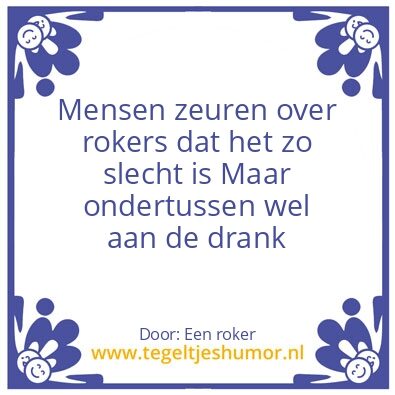 Tegeltje: Rokers