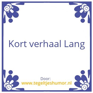 Tegeltje: Tegeltje