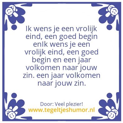 Tegeltje: 2020