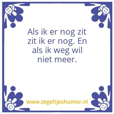 Tegeltje: Tegel