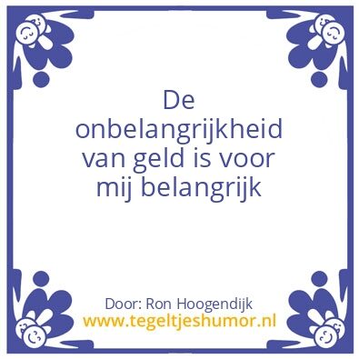 Tegeltje: Ron Hoogendijk
