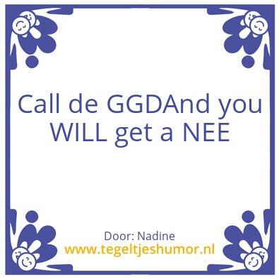 Tegeltje: Gezond Contact