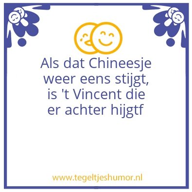 Tegeltje: V
