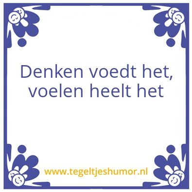 Tegeltje: Tegeltje