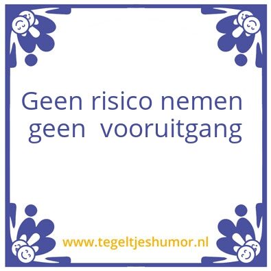 Tegeltje: Stilstand
