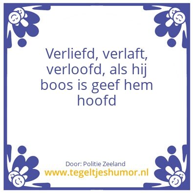 Tegeltje: Sjette