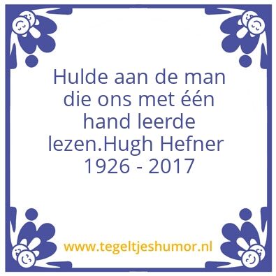 Tegeltje: Hugh
