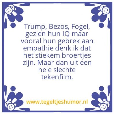 Tegeltje: Robbie’s wijsheid