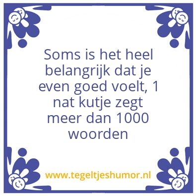 Tegeltje: .