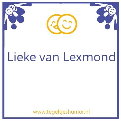 Tegeltje: Lieke van Lexmond