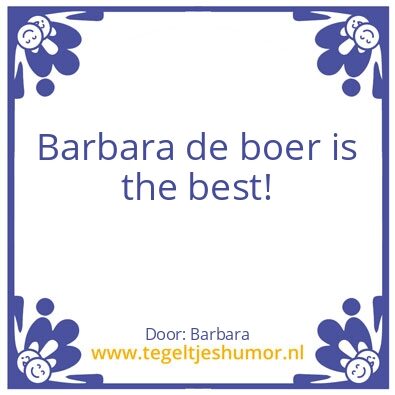 Tegeltje: Best