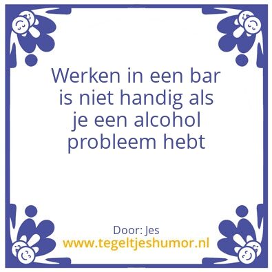 Tegeltje: Jes