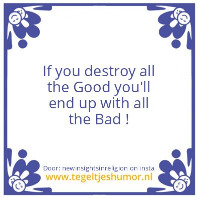 Tegeltje: In the End.