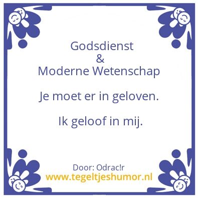Tegeltje: Godsdienst2