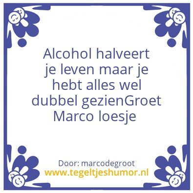 Tegeltje: Spreuk van de dag