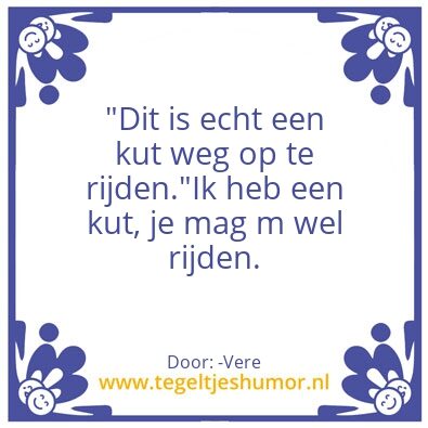 Tegeltje: .