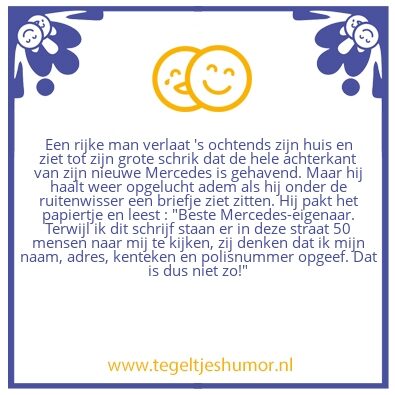 Tegeltje: Mercedes