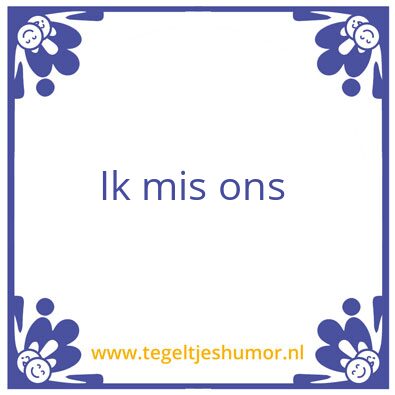 Tegeltje: Evie & Tine