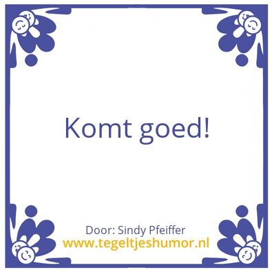 Tegeltje: Klas E4K