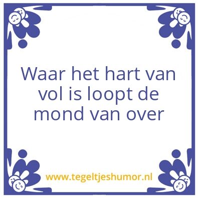 Tegeltje: doordenker