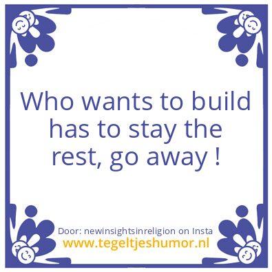 Tegeltje: more frequent