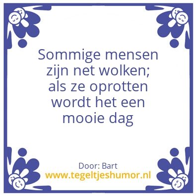 Tegeltje: Mensen