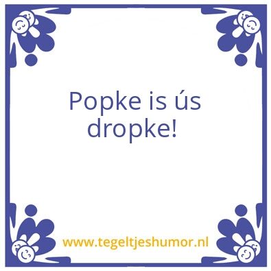 Tegeltje: Popkes Angels