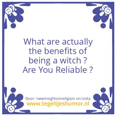Tegeltje: benefits ?