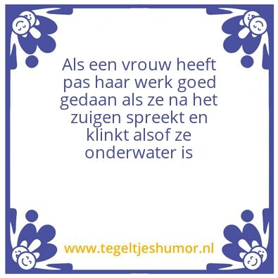 Tegeltje: Vrouw