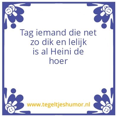 Tegeltje: Heini