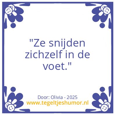 Tegeltje: Olivia – 2025