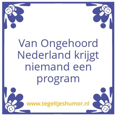 Tegeltje: ON