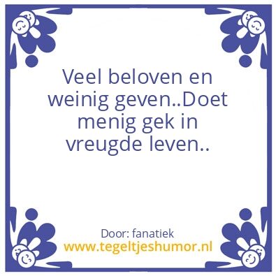 Tegeltje: Overige