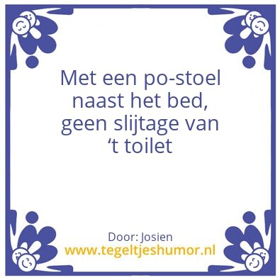 Tegeltje: Po