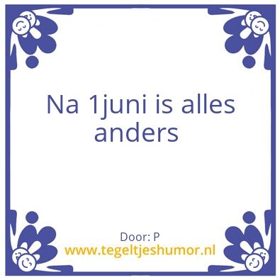 Tegeltje: P