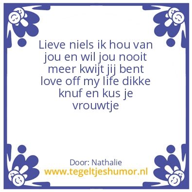 Tegeltje: Niels