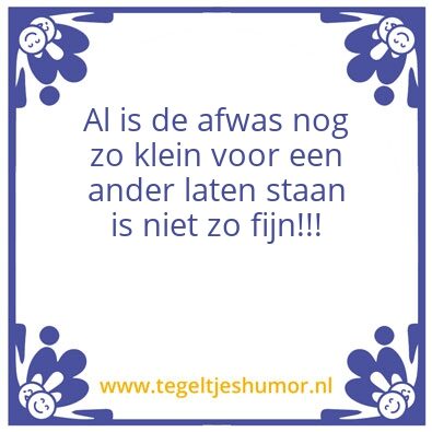 Tegeltje: Werkvoorbereiding