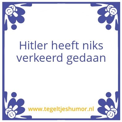 Tegeltje: Tegeltje