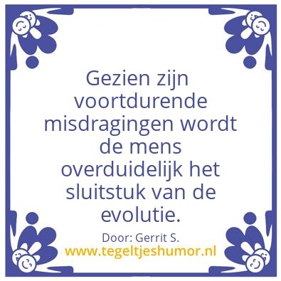 Tegeltje: Ik ben Gerrit.