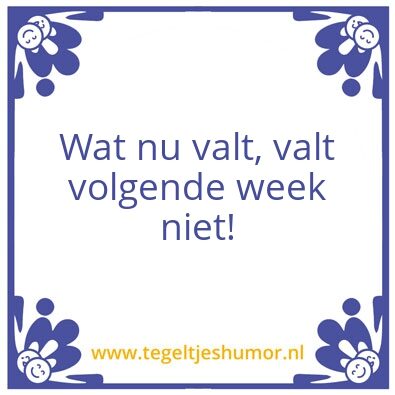 Tegeltje: Regen
