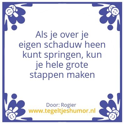 Tegeltje: Groeien