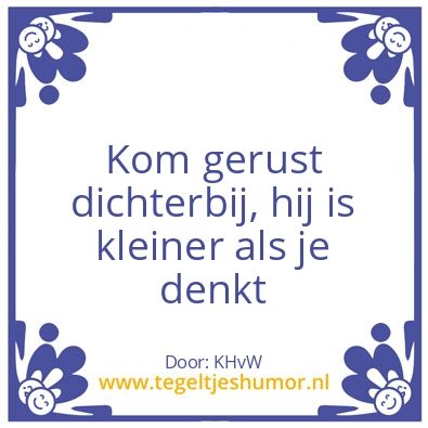 Tegeltje: In de WC