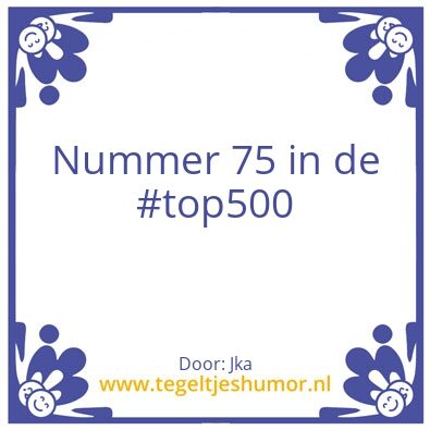 Tegeltje: Yes