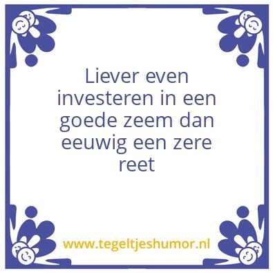 Tegeltje: A