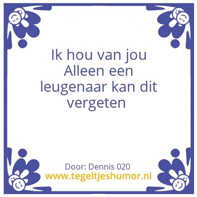 Tegeltje: Houden van