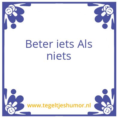 Tegeltje: voor christ